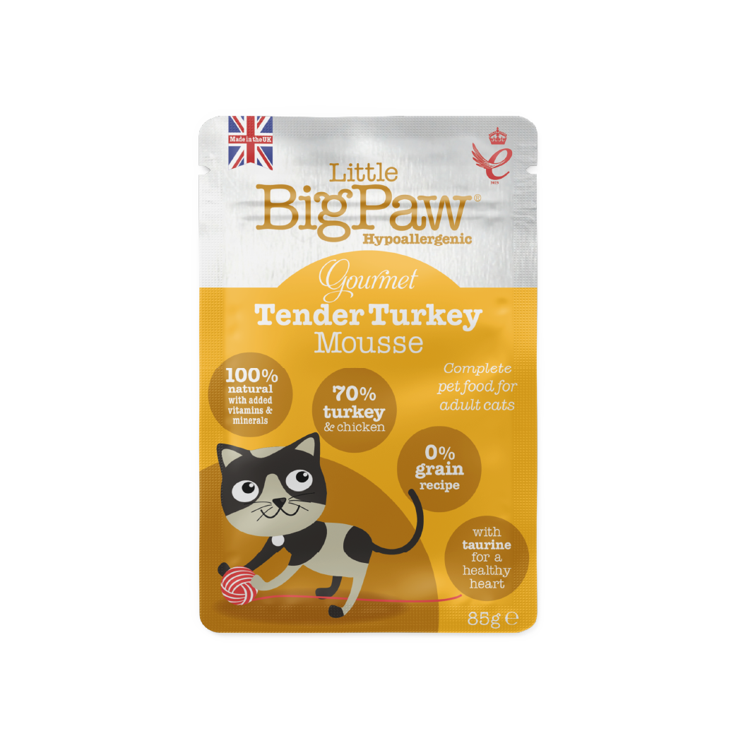 Pâté pour chat à la Dinde •  12 x 85gr