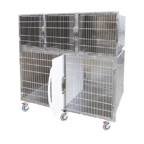 Cage d'hospitalisation 5 compartiments