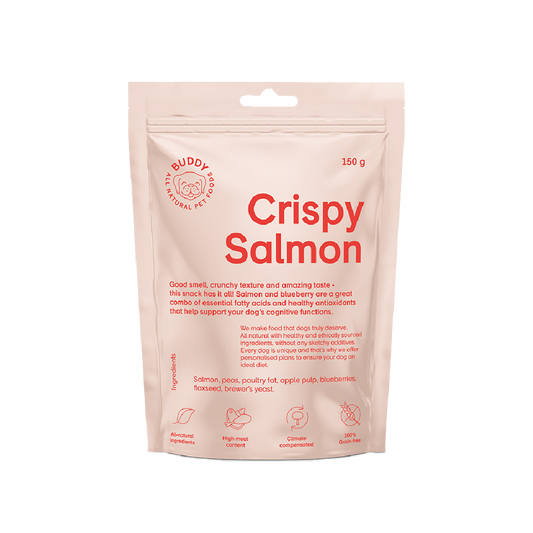 Friandise pour chien au saumon 150g