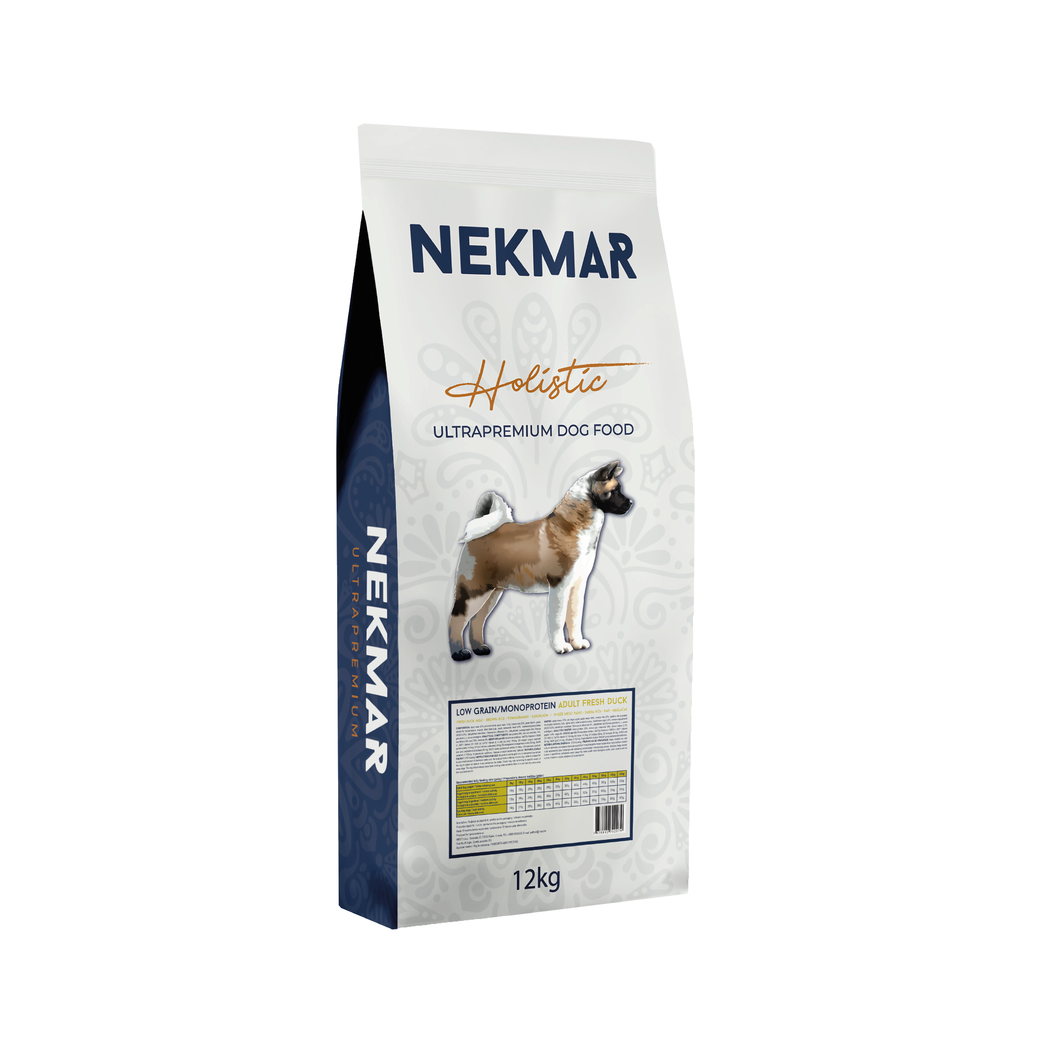 Chien Adulte 12kg - Canard Frais
