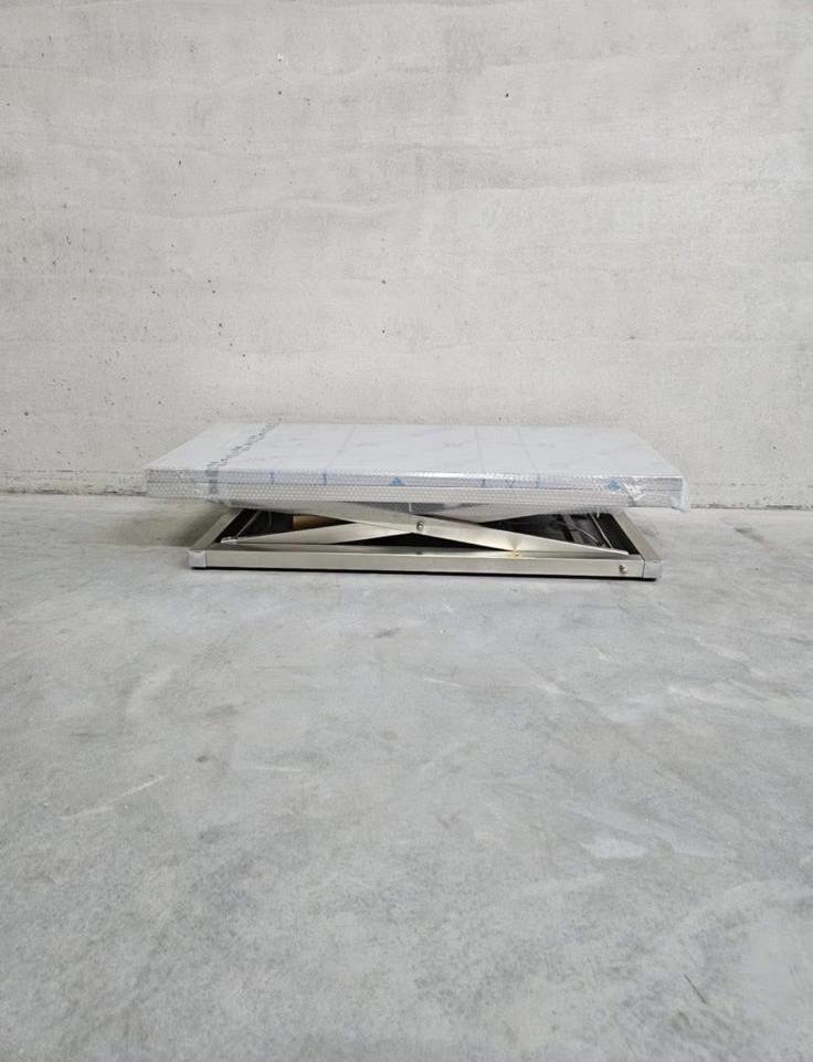Volledig roestvrijstalen schaarheftafel (nieuw)