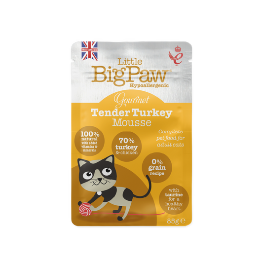 Pâté pour chat à la Dinde •  12 x 85gr