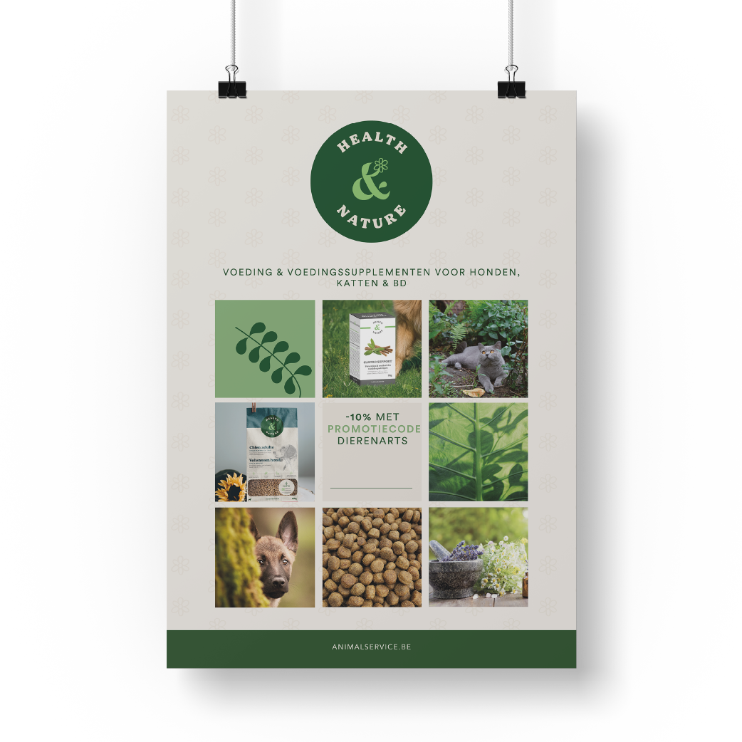 Poster Code Promo vétérinaire (NL)