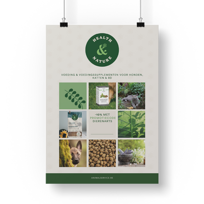 Poster Code Promo vétérinaire (NL)