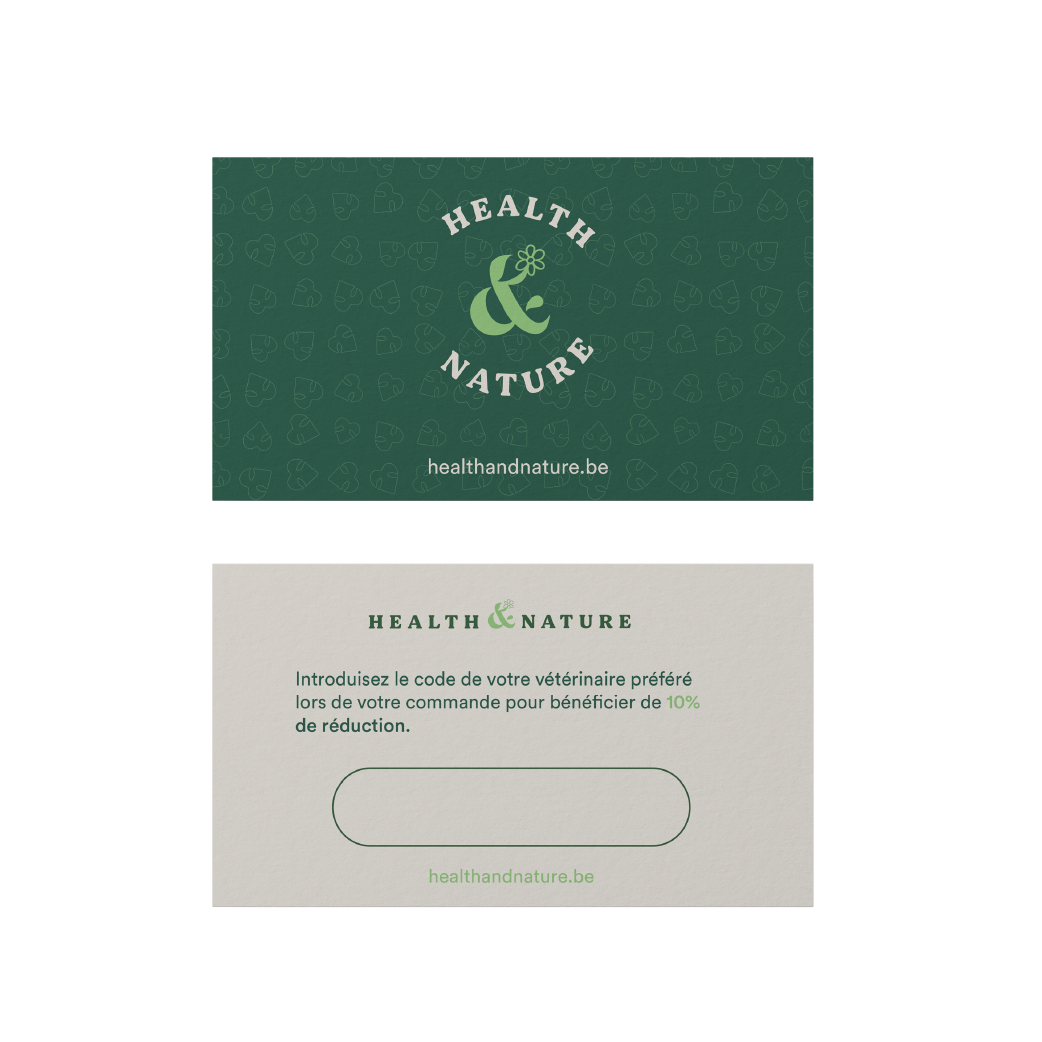 Cartes Code Promo vétérinaire (10 pièces)