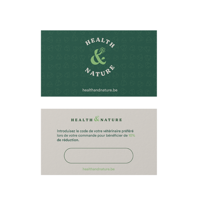 Cartes Code Promo vétérinaire (10 pièces)