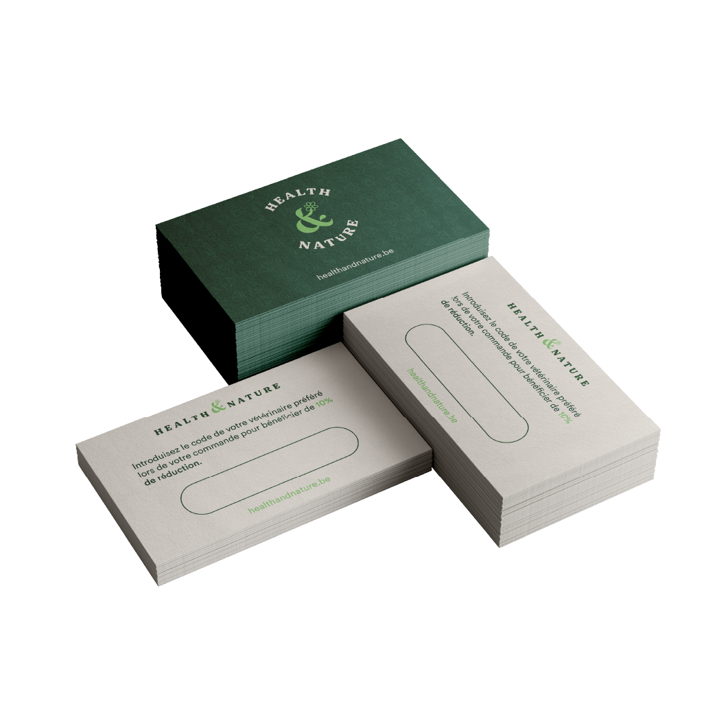 Cartes Code Promo vétérinaire (10 pièces)