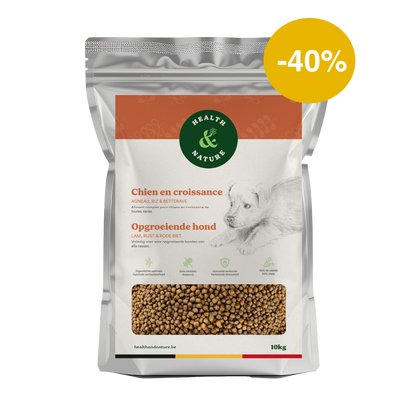 Croquettes chien en croissance à l'agneau – 10kg