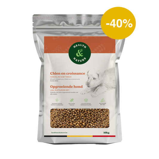 Croquettes chien en croissance à l'agneau – 10kg