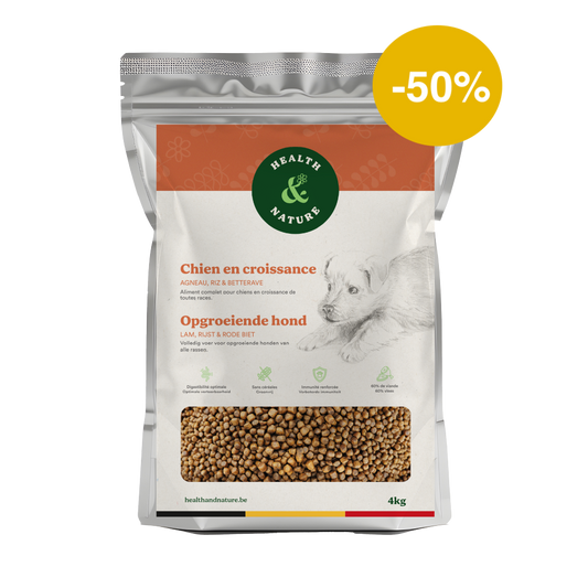 Croquettes chien en croissance à l'agneau – 4kg