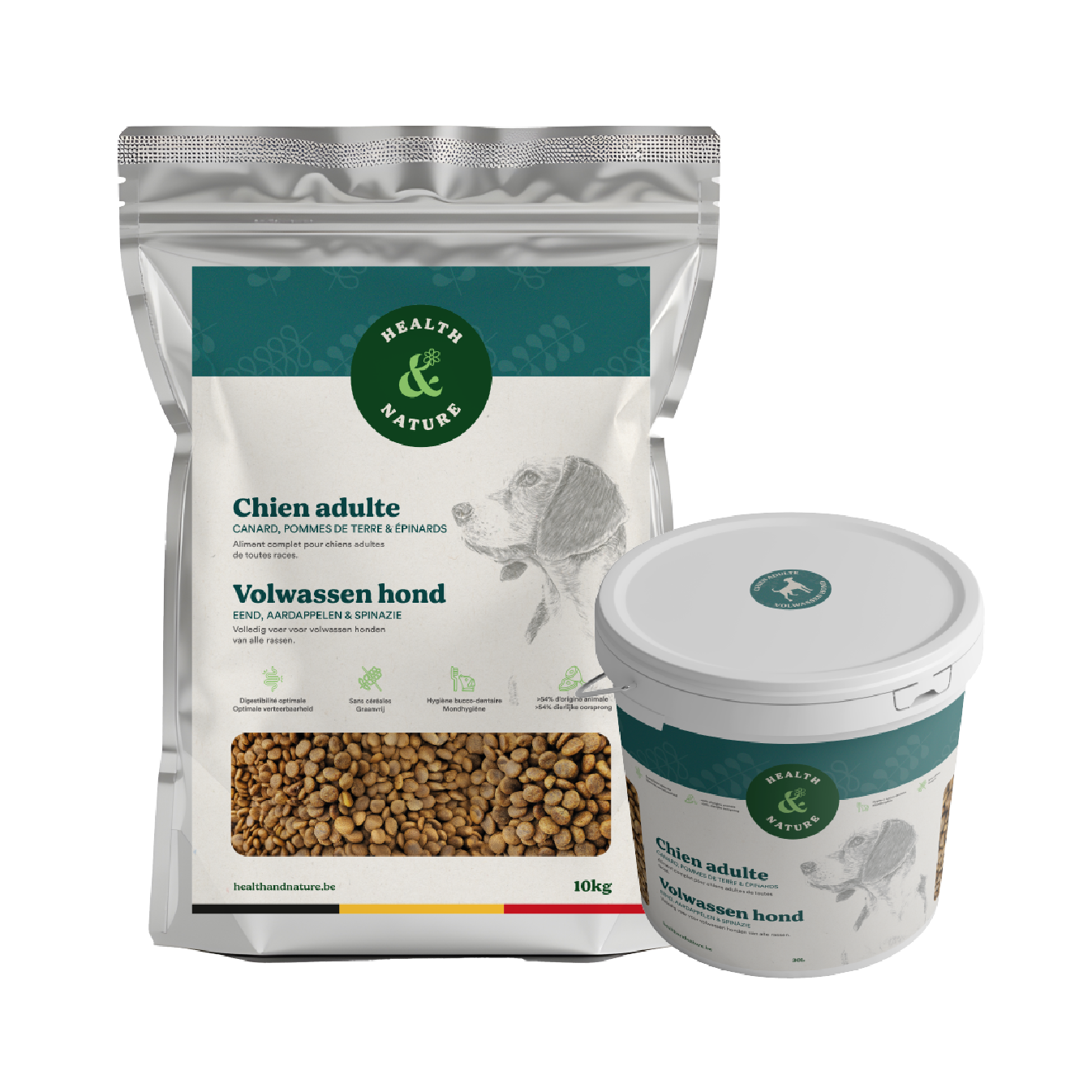 Offre Croquettes chien adulte 10kg + 1 seau GRATUIT