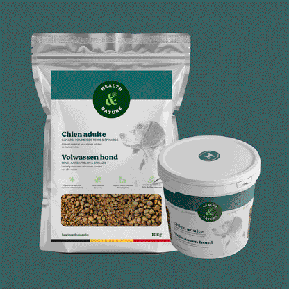 Aanbieding Hondenbrokken volwassen hond 10kg + 1 GRATIS emmer