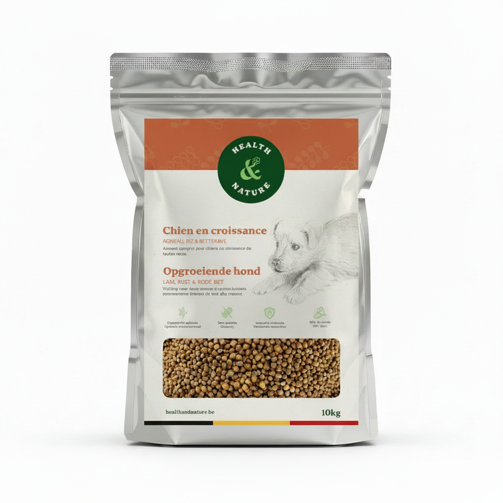 Croquettes chien en croissance à l'agneau – 10kg