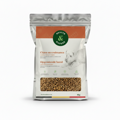 Croquettes chien en croissance à l'agneau – 4kg
